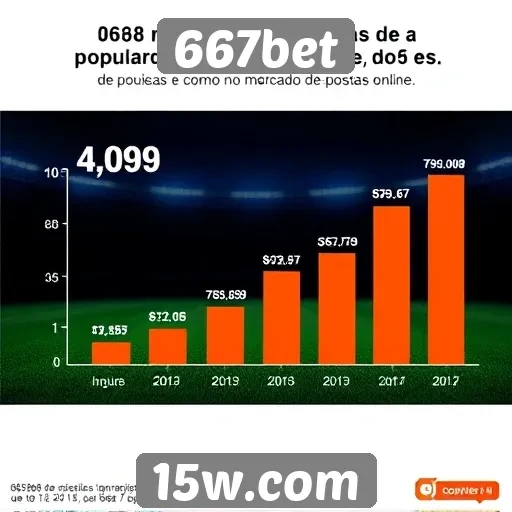 Estatísticas de popularidade do 667bet