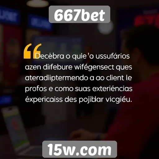 Opiniões de usuários sobre o atendimento ao cliente do 667bet