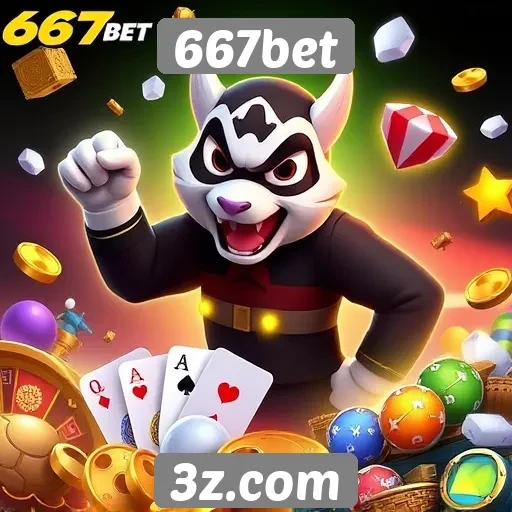 A variedade de jogos disponíveis no 667bet